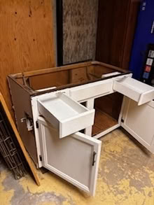 Photo of free 2 bath vanities for storage (Loveland (Monroe and Knobcone)) #1