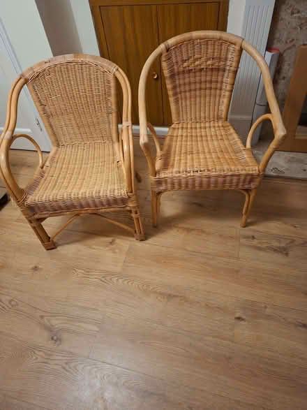 Photo of free 2 rattan chairs (Eaton NR4) #1