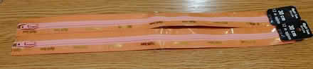 Photo of free 30cm apricot coloured zips x2 (West Bedhampton PO9) #2
