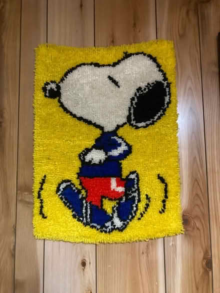 Photo of free Snoopy hooked rug (East side of Columbia) #1