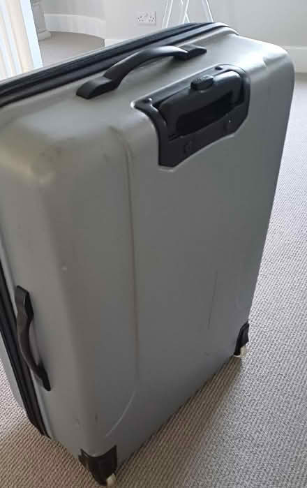 Photo of free Large grey suitcase (Hough CW2) #2
