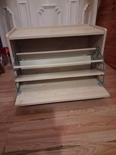 Photo of free Light wood effect shoe cupboard (Pitsea SS13) #2