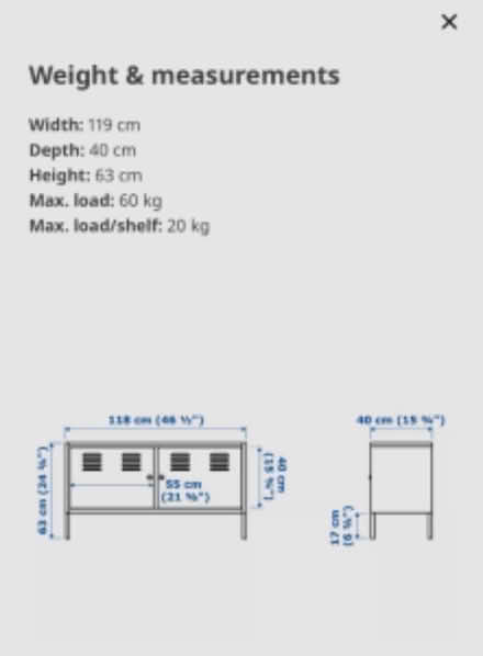 Photo of free Ikea PS cabinet (Hartington Road BN2) #3