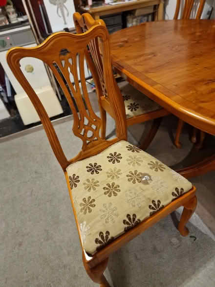 Photo of free dinning table and 6 chairs (IP7) #3