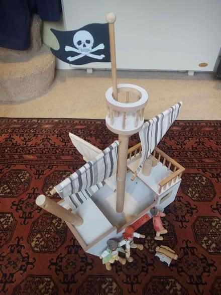 Photo of free Wooden toy pirate Ship (nr Hornby LA2) #1