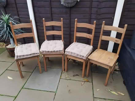 Photo of free Four Wooden Kitchen Chairs (Nottingham NG8) #1
