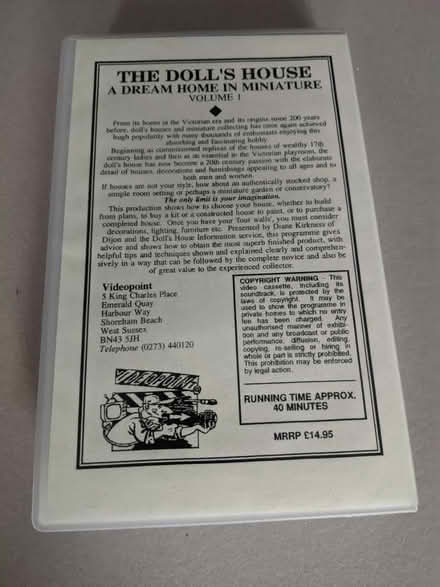 Photo of free Dolls house VHS video (Hastings TN34) #2