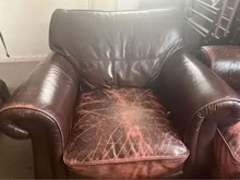 Photo of free Leather Sofa (Norwich Nr5) #3