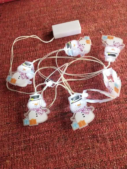 Photo of free Snowman battery lights (Fleetville) #2