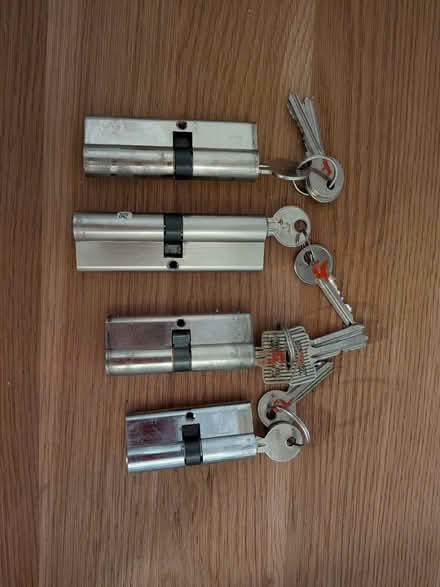 Photo of free Lock barrels and keys (Brantham CO11) #1