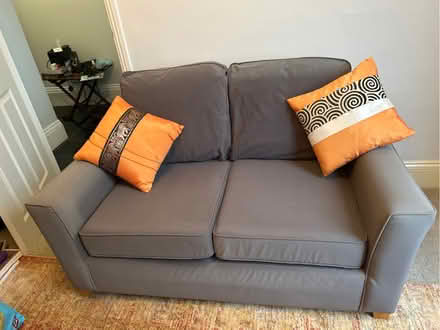 Photo of free Grey 2 seater sofa (Hartington Road BN2) #1