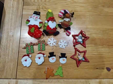 Photo of free Collection of felt Christmas tree decorations (Bordon GU35) #1