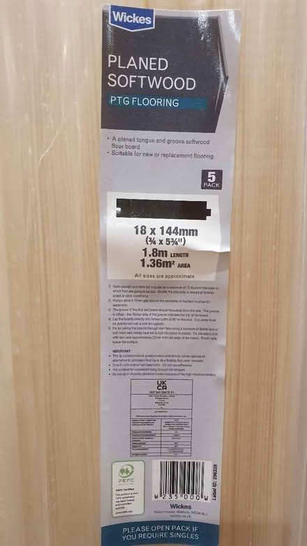 Photo of free Planed softwood PTG flooring (Preston Road BN1 6) #3