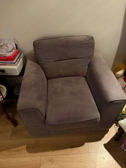 Photo of free Grey Armchair (Dun Laoghaire) #2
