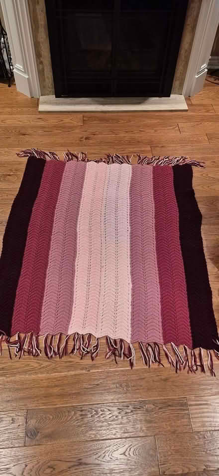 Photo of free Hand-Knit Couch Throw/Blanket (Yonge & Elgin Mills) #1