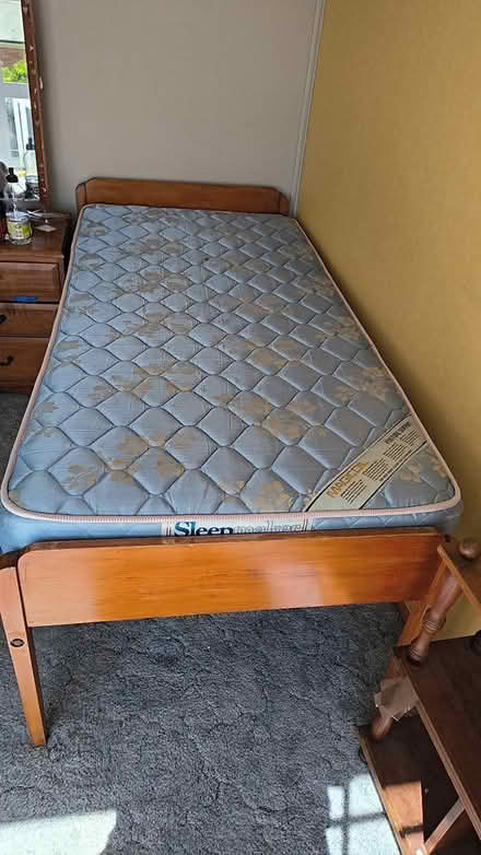Photo of free Wire wove bed and mattress (Te Awamutu) #1