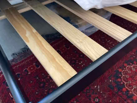 Photo of free Slatted Double Bed & Mattress (Camberwell, SE5) #2