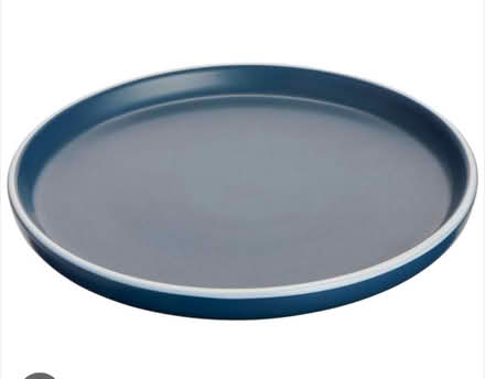 Photo of Navy block sided plate (Braintree CM7) #1