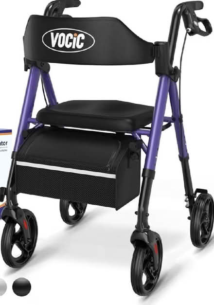 Photo of free Purple rollator (Ryelands LA1) #1