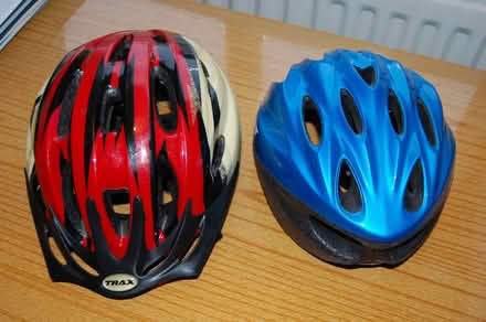 Photo of free A pair of cycle helmets (Silverdale LA5) #1