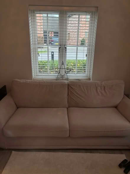 Photo of free Sofa pale pink (Loose, Maidstone) #1