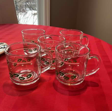 Photo of free Pretty glass Christmas Mugs (Alta Vista area) #1