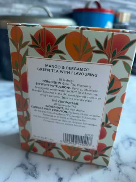 Photo of free Mango & Bergamot Green Tea (CT2 8LL) #2