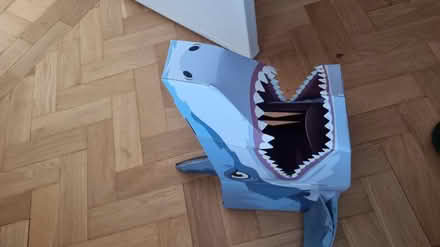 Photo of free Kids cardboard shark head (Letchworth Garden City) #2