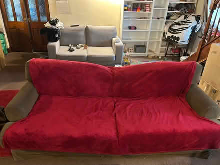 Photo of free Brown IKEA Sofa (Pallet Hill CA11) #4