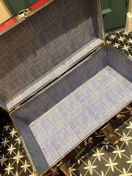 Photo of free Metal footlocker / storage trunk (Whitton TW3) #3