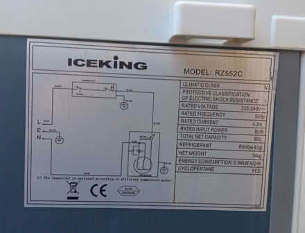 Photo of free Iceking undercounter freezer (Bussage GL6) #2