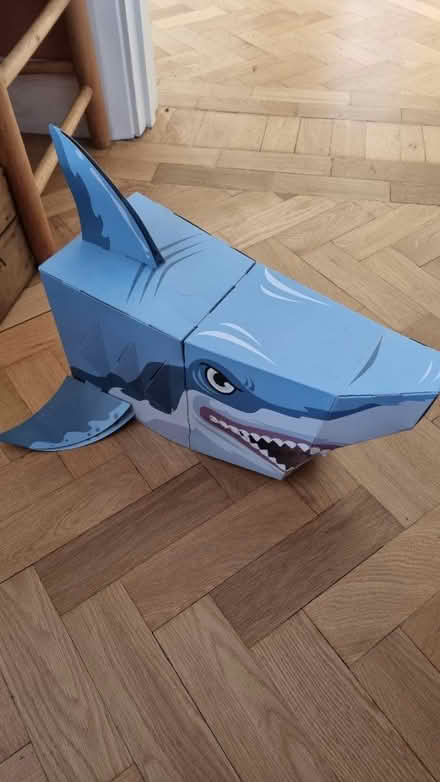 Photo of free Kids cardboard shark head (Letchworth Garden City) #1
