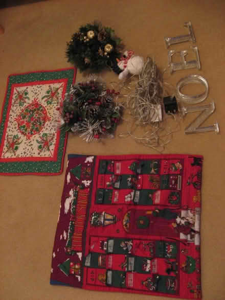 Photo of free Christmas Wreaths, Advent Calender, Star shaped lights... (St Albans AL4) #2