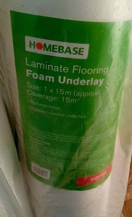 Photo of free 5 unopened bags of laminate floor underlay (Trefor LL65) #1