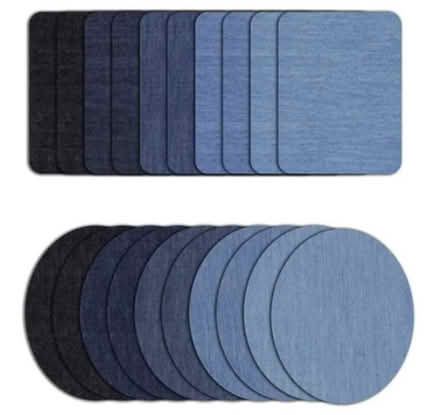 Photo of light blue denim patch (Barnsley old town S75) #1