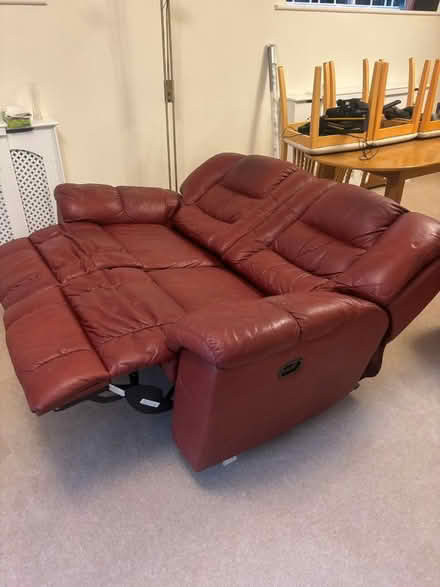 Photo of free 2 seat leather sofa. Electric (Southgate N14) #2