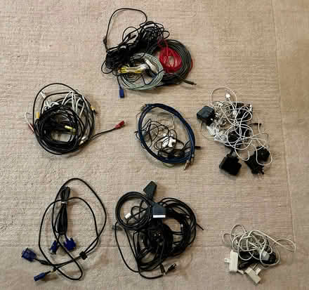 Photo of free Job lot of cables & chargers (Shenley WD7) #1