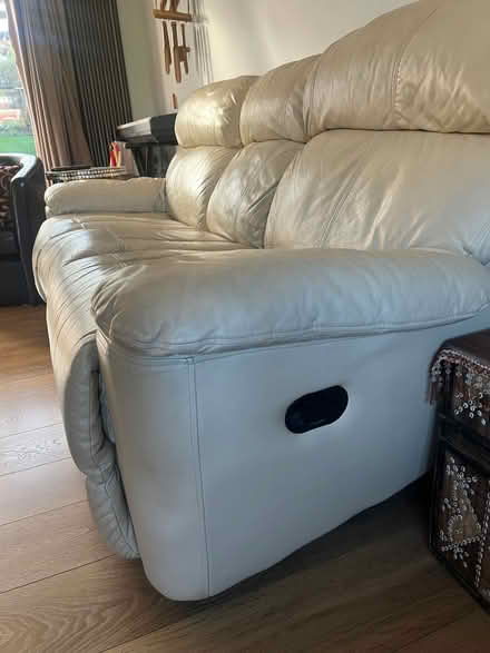 Photo of free Recliner sofa. 3 seater + 2seater from furniture village (Downley HP13) #1
