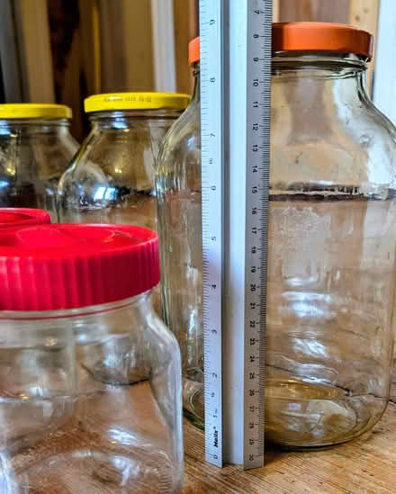 Photo of free Large glass jars for food storage and preservation. (Lochend EH7) #3