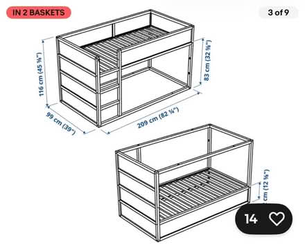 Photo of free IKEA cabin bed (Brilley) #4
