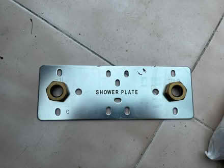 Photo of free metal shower plate (Botley OX2) #1