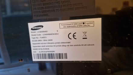 Photo of free Samsung TV (Streatham SW16) #2