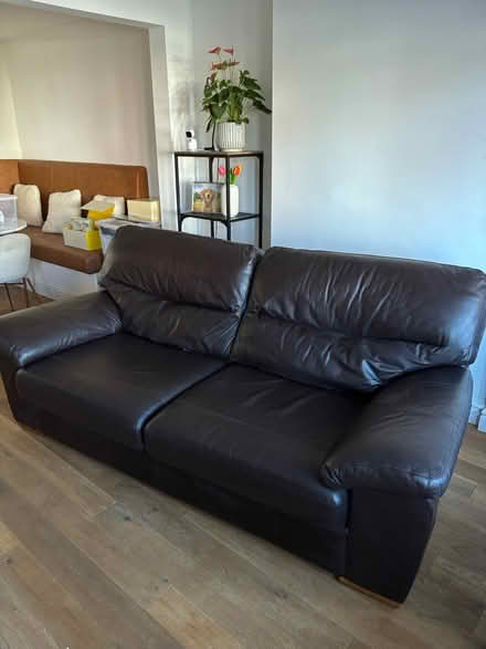 Photo of free M&S Real Leather 2 seater sofa (Cosby) #2
