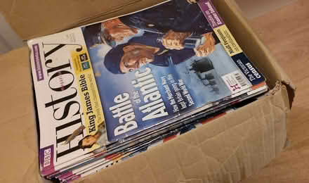 Photo of free Box of BBC History magazines (Williamson Park LA1) #1