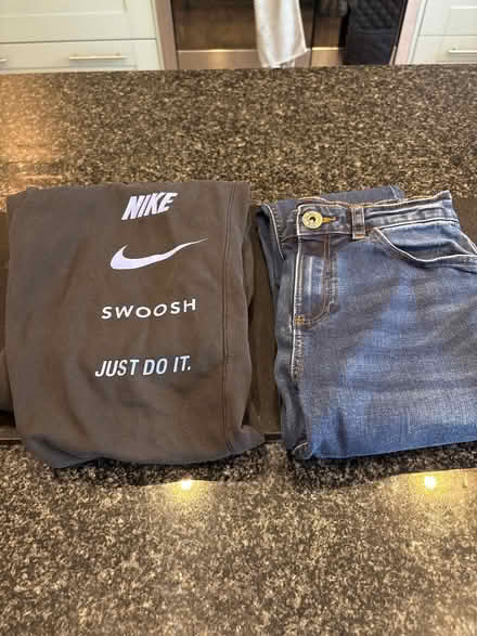 Photo of free Nike joggers & Next jeans 12y (Weybridge) #1