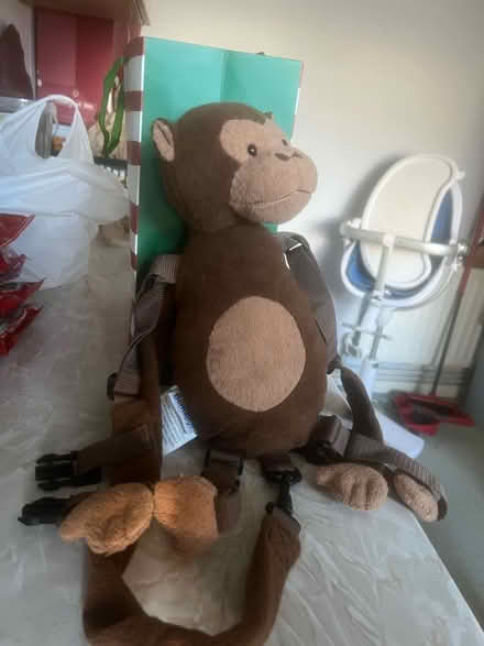 Photo of free New Childrens monkey tail backpack for toddler (Somers Town NW1) #2
