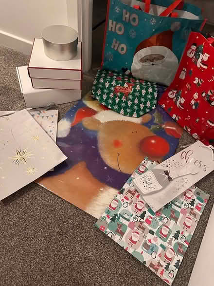 Photo of free Christmas bags and boxes (Hawkhead, Paisley) #1