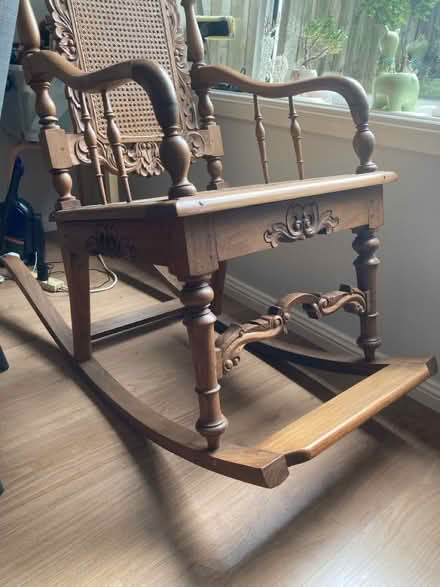 Photo of free Antique Wooden Rocking Chair (Marsfield) #2