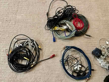Photo of free Job lot of cables & chargers (Shenley WD7) #2