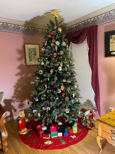 Photo of free 7 ft lighted Christmas tree (Close to Dranesville and rt 7) #1